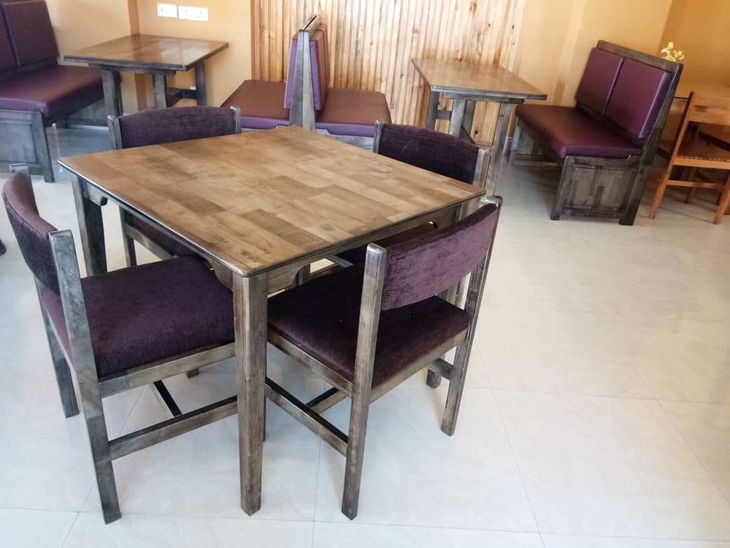 Rubber wood based furniture in Bhutan